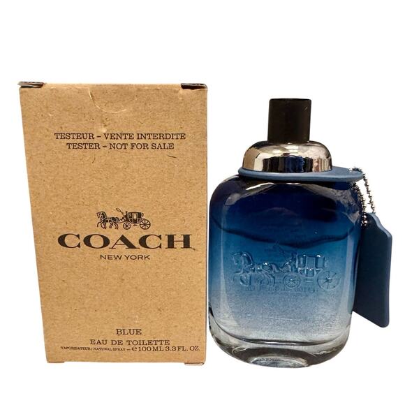 Coach Blue Eau de Toilette 100ml / 3.3oz – Brand New Unsealed in Tester Box - Picture 4 of 5